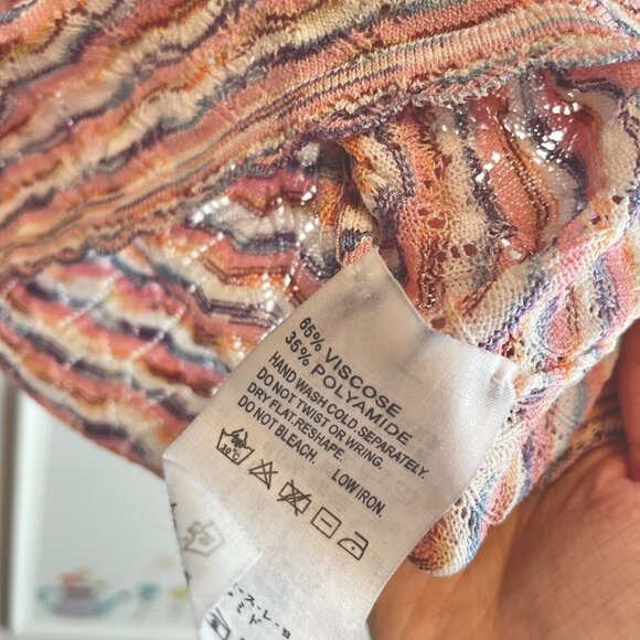 Vintage Camela Knit Pastel Cardigan Pink - Picture 11 of 15